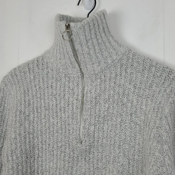Sincerely Jules Gray Wool Blend Cropped Pullover S - Picture 5 of 8